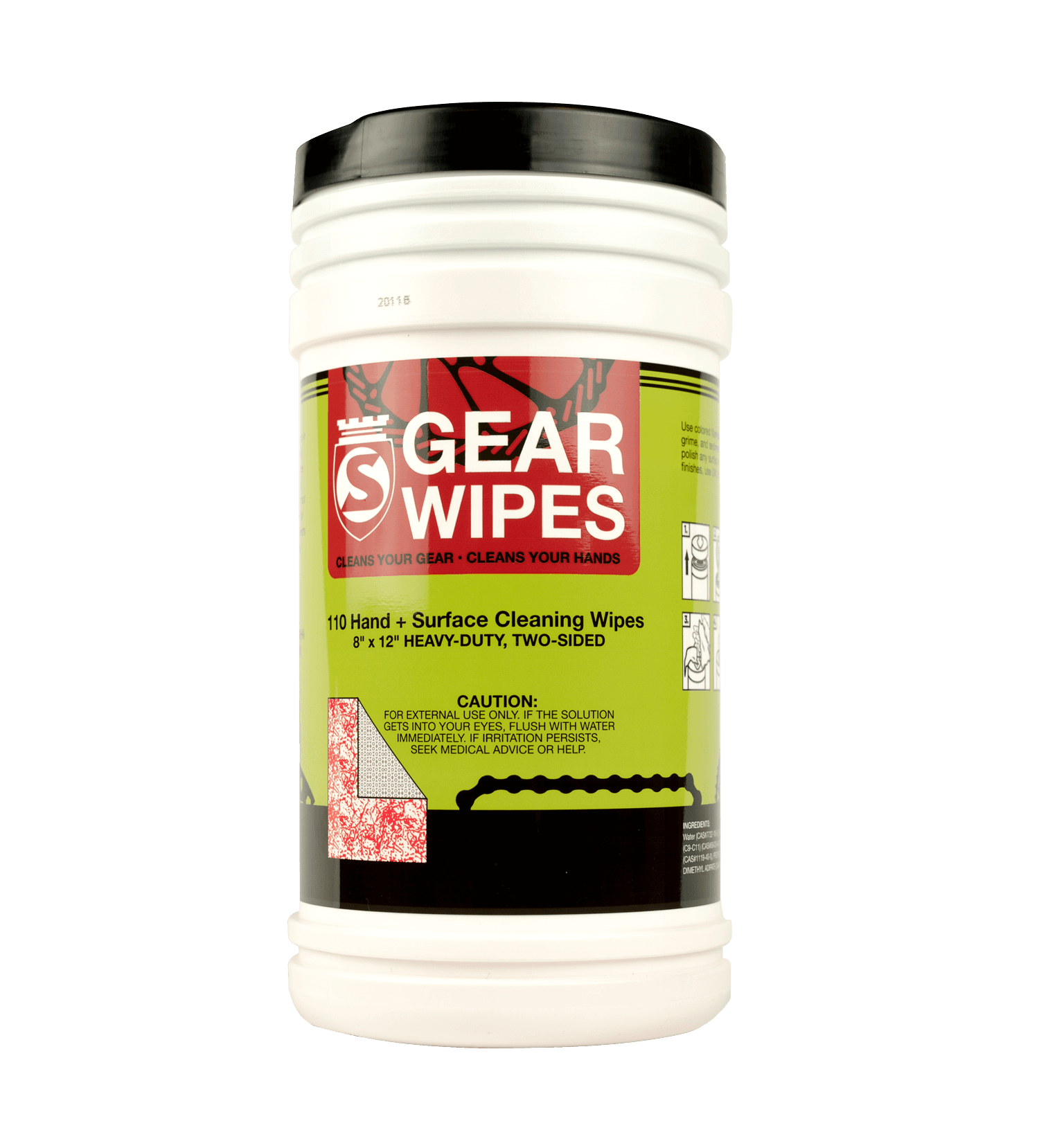 Gear Wipes Canister (110 sheets) - SILCA