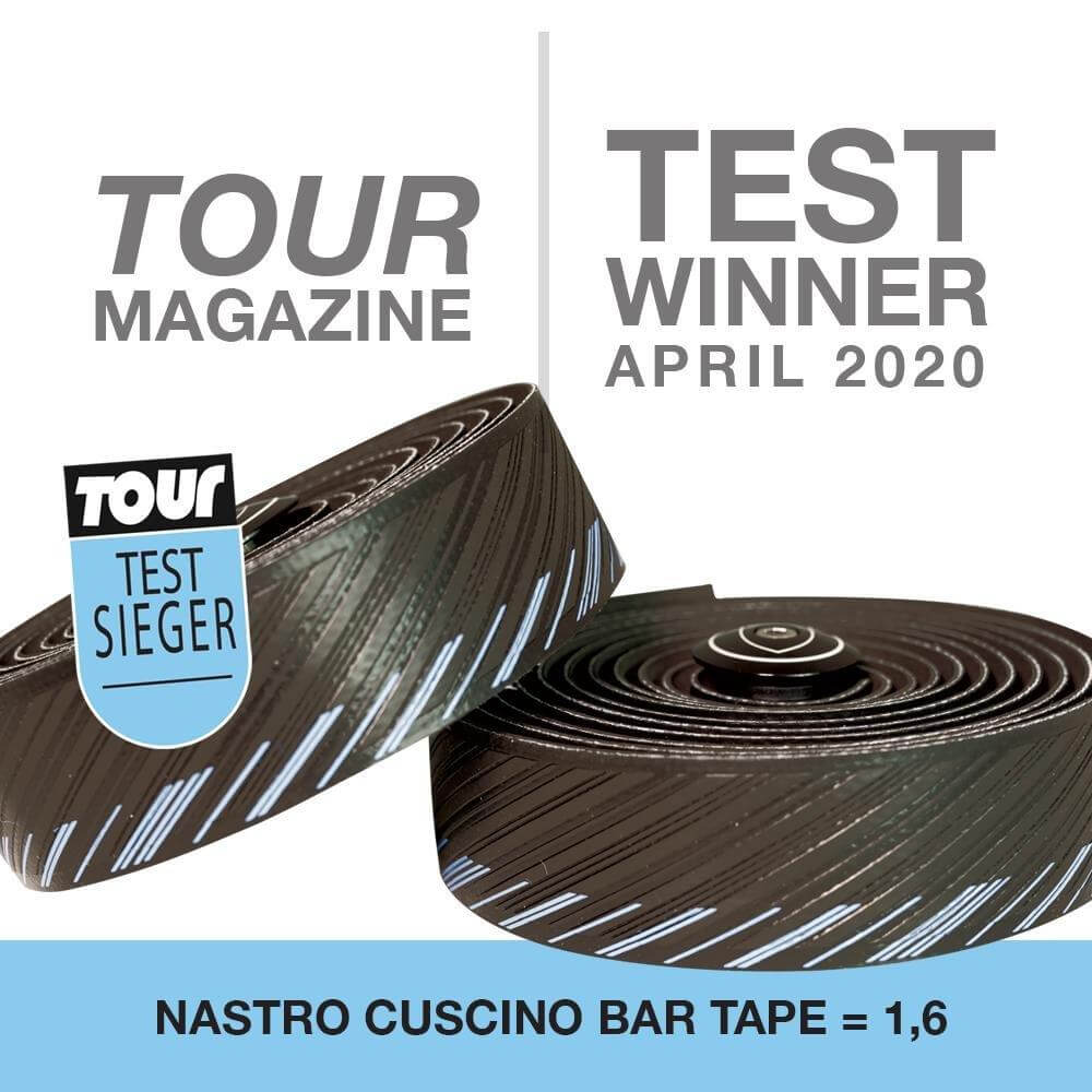 NASTRO CUSCINO BAR TAPE Black w/Miami Green (Celeste) - SILCA