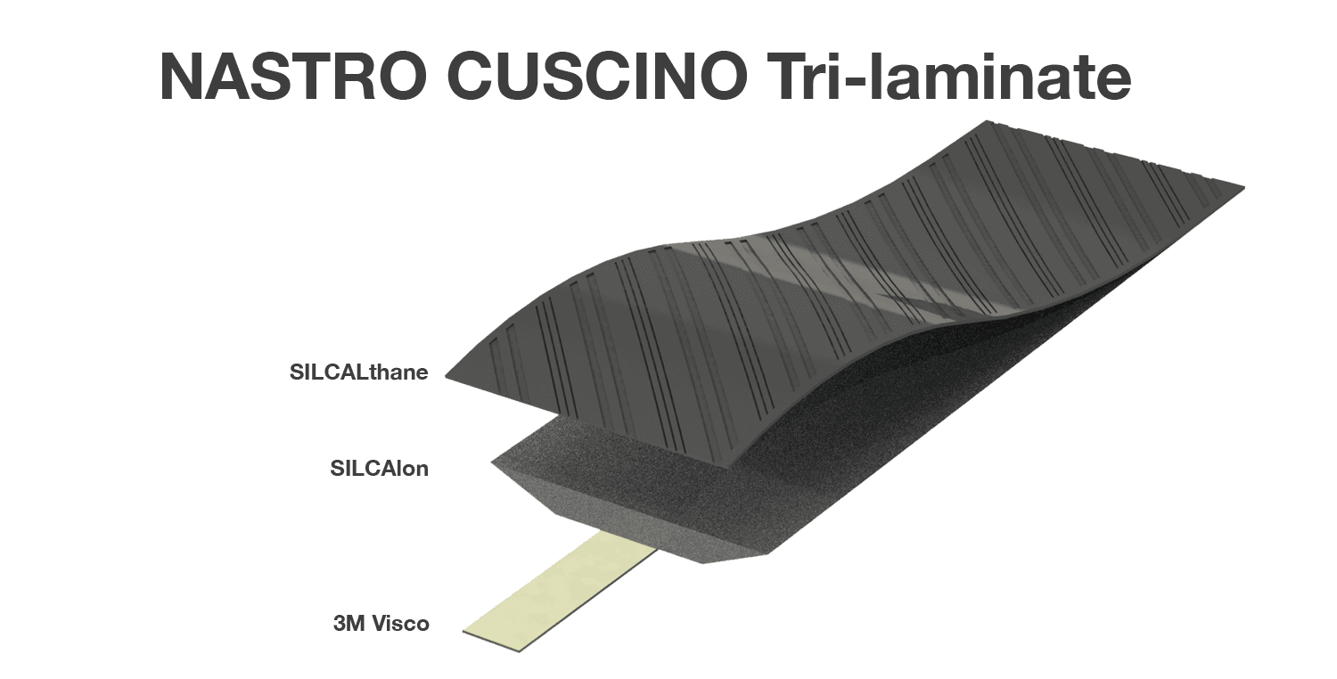 NASTRO CUSCINO BAR TAPE Black/Black - SILCA