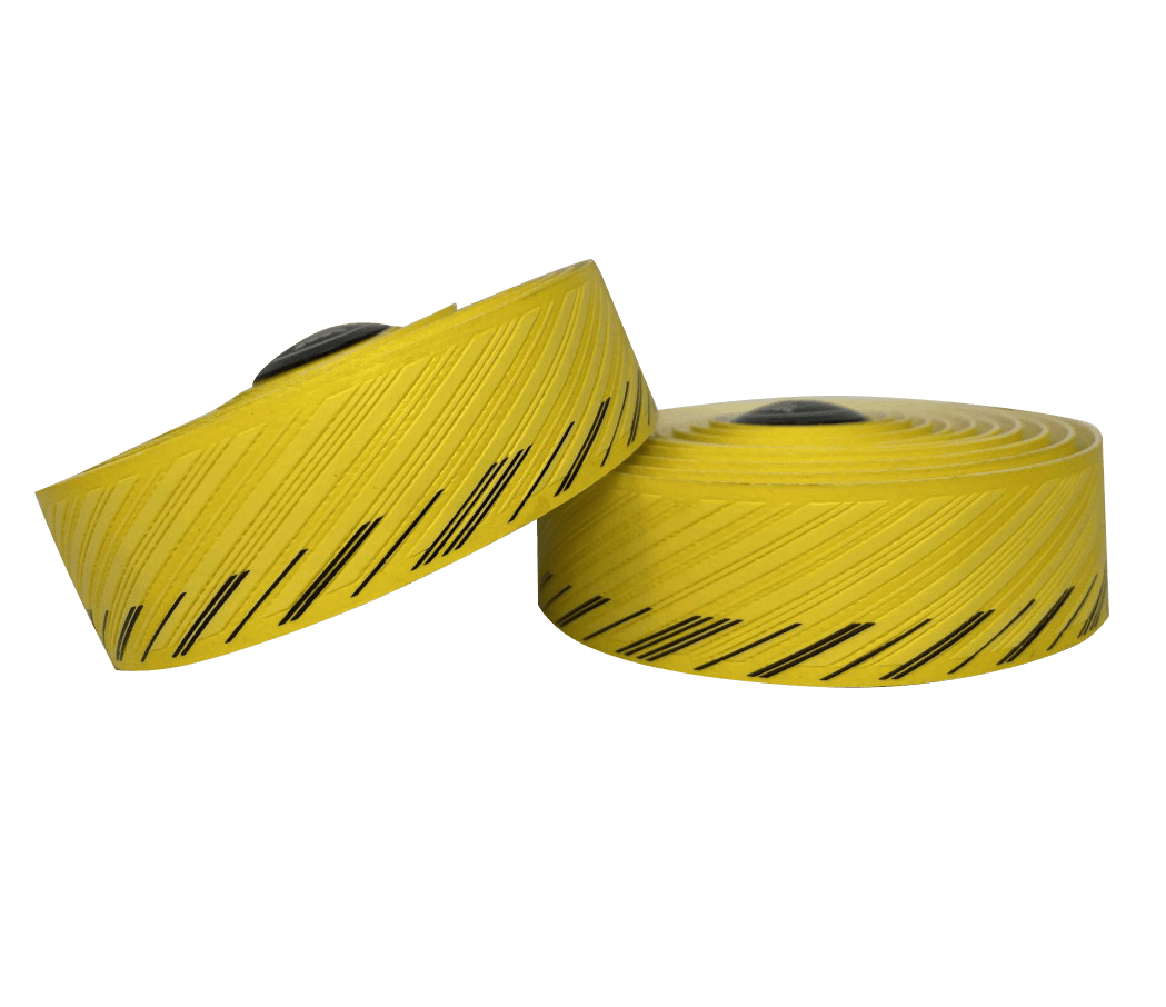 NASTRO CUSCINO BAR TAPE NEON YELLOW w/Black - SILCA