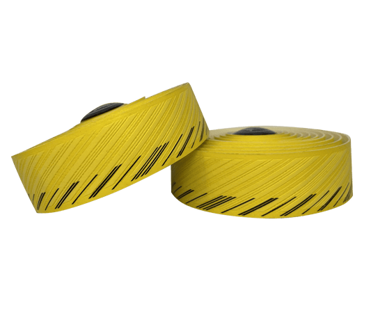 NASTRO CUSCINO BAR TAPE NEON YELLOW w/Black - SILCA